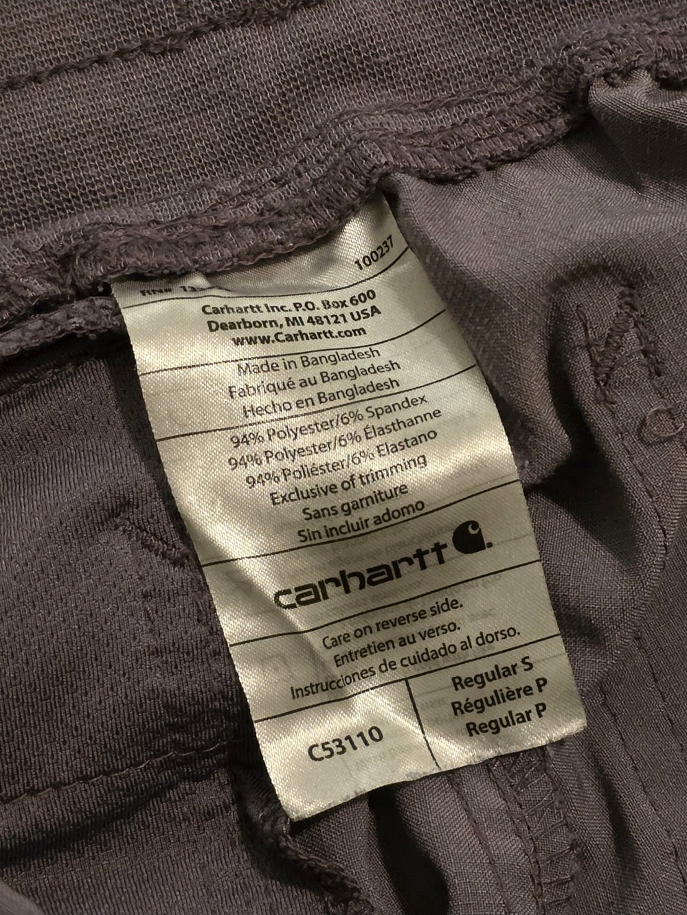 Carhartt Muave Purple Scrub Set - Picture 5 of 6